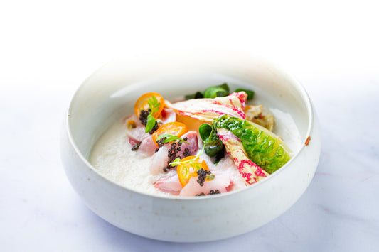 Sashimi de Bar, caviar Vintage