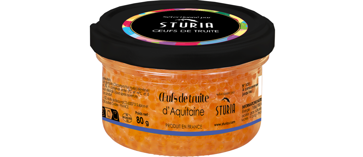 Oeufs de Truite d'Aquitaine
